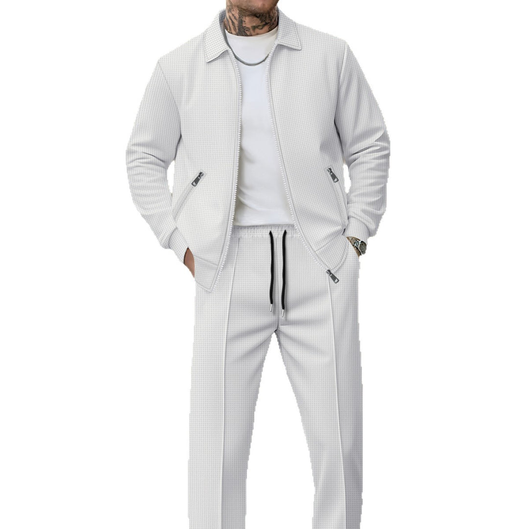 Herren Stilvolle Freizeithose und Jacke Set Echoarchiv