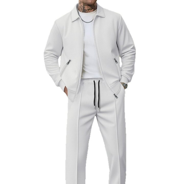 Herren Stilvolle Freizeithose und Jacke Set Echoarchiv
