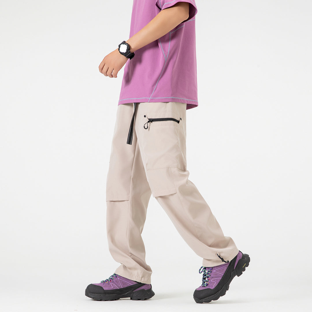Damen Weite Utility-Cargohose mit verstellbarem Beinabschluss und Multifachtaschen Echo Archiv