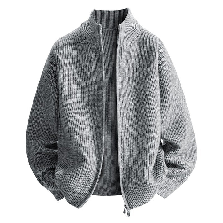 Herren Modische Strickjacke mit hohem Kragen Echoarchiv 1787964733