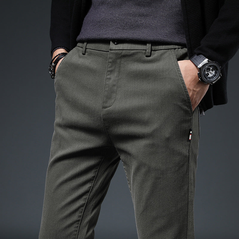 Herren Slim-Fit Freizeithose mit elastischem Bund und praktischen Taschen Echoarchiv