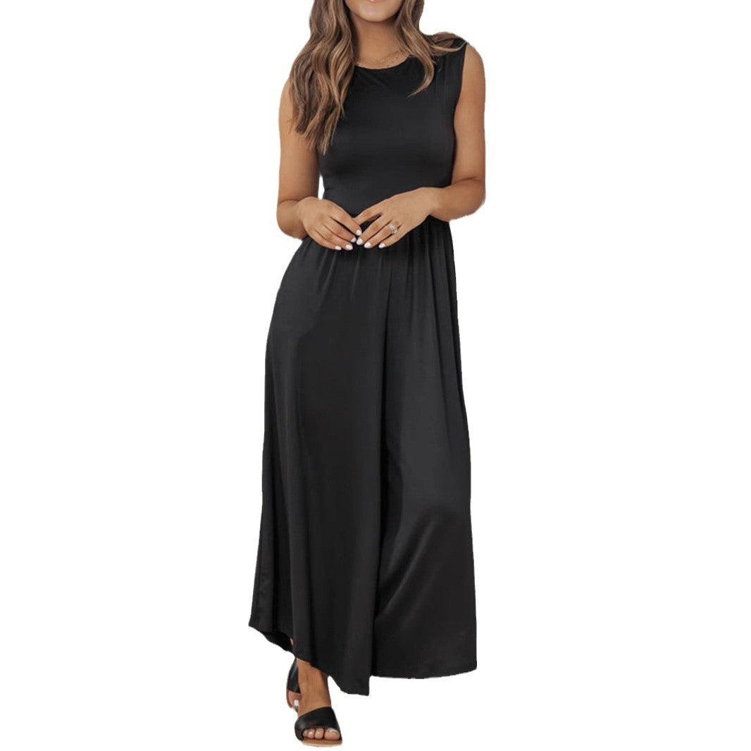 Damen Elegantes Maxikleid mit fließendem Schnitt Echo Archiv