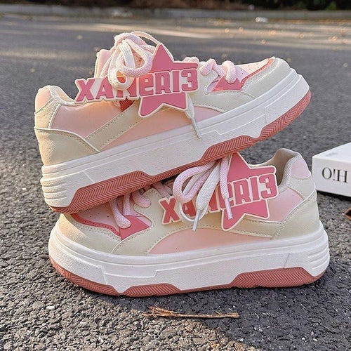 Damen Chunky Sneaker mit dicker Sohle und atmungsaktivem Obermaterial Echo Archiv