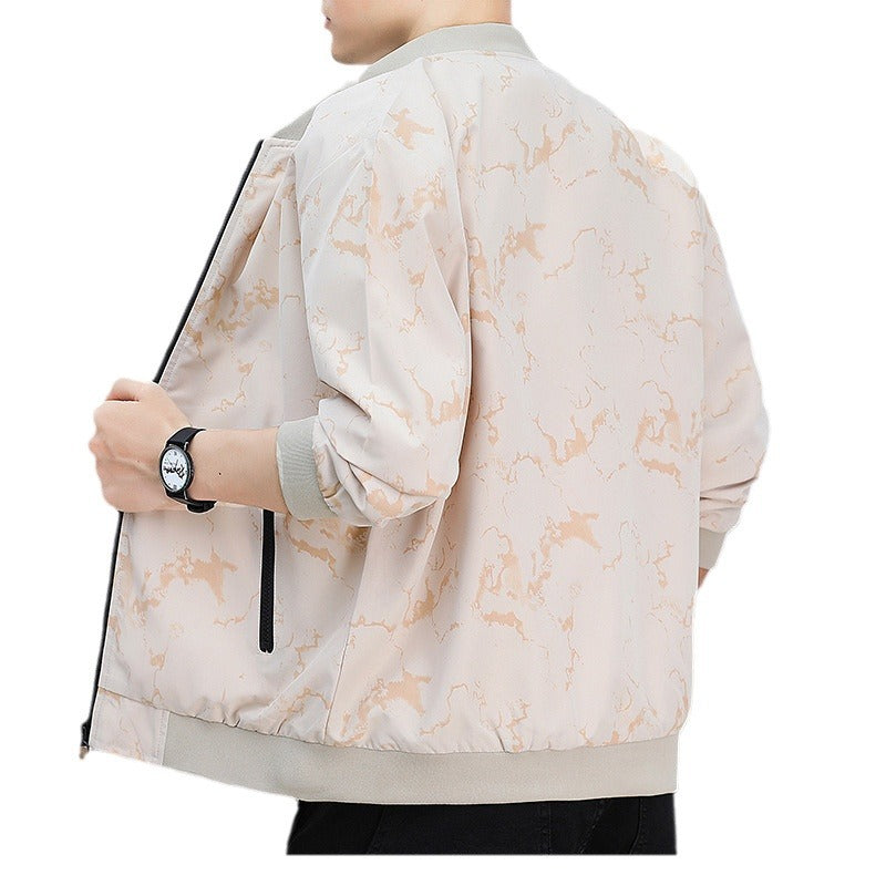 Herren Modische Bomberjacke Echo Archiv