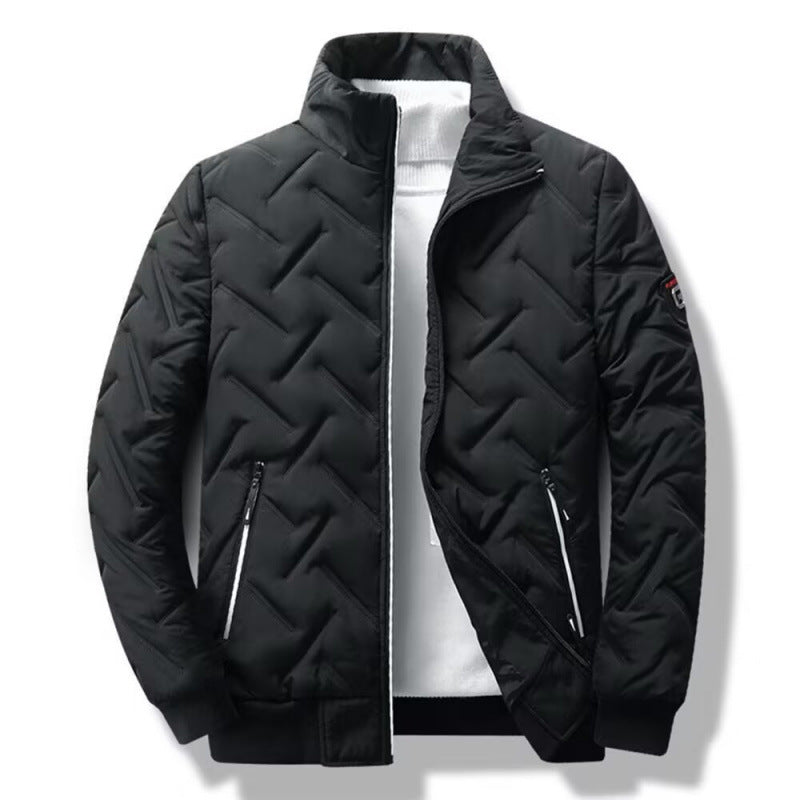 Herren Winter gepolsterte Jacke mit hohem Kragen Echo Archiv
