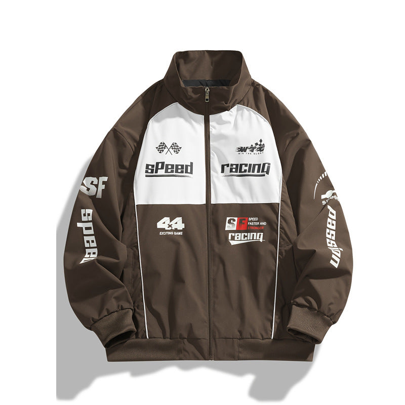Herren Sportliche Racingjacke Echo Archiv