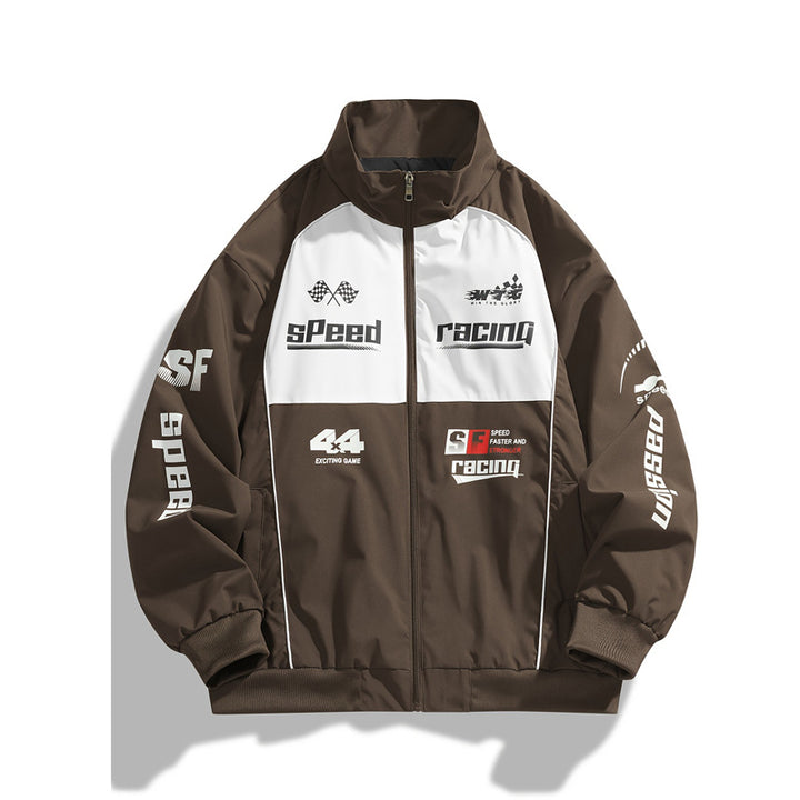 Herren Sportliche Racingjacke Echo Archiv