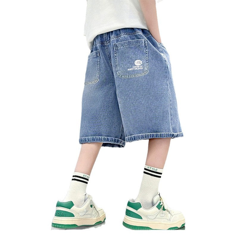 Jungen lässige Denim-Shorts im modernen Stil Echo Archiv