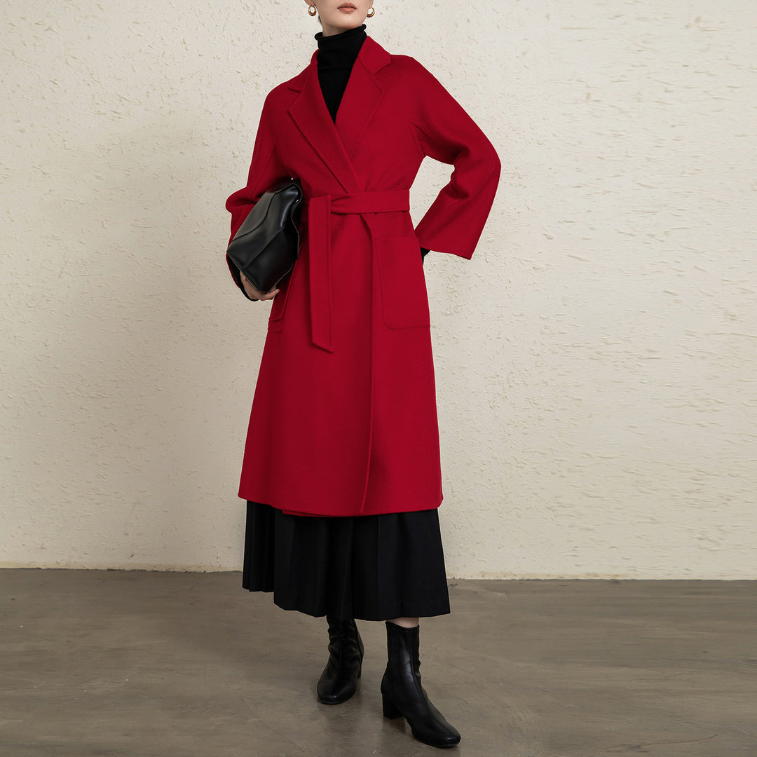 Damen Sophisticated Texturiertes Stoff Schal – Avelisse