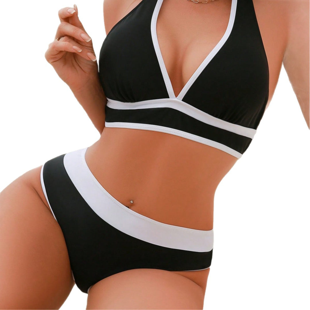 Damen Hochtailliertes Bikini-Set mit raffinierter Schnittführung Echo Archiv