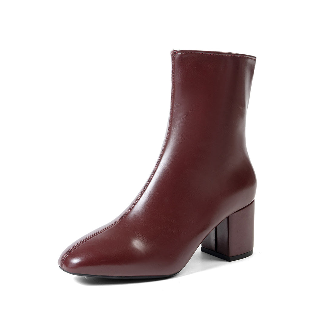 Damen Elegante Hochglanz Overkneestiefel Echo Archiv