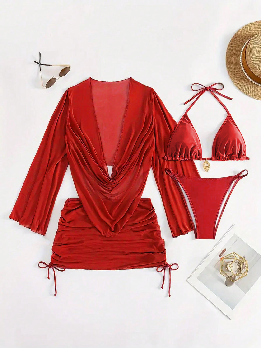 Damen Bikini-Set mit elegantem Wickeloberteil – Maréssa