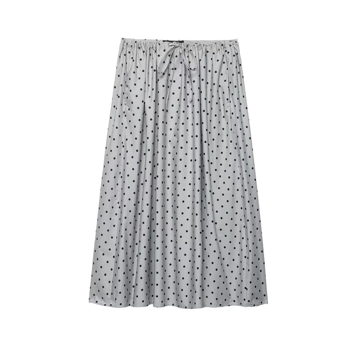 Damen Midi-Rock mit verspieltem Punkte-Design und elastischem Taillenzug Echo Archiv
