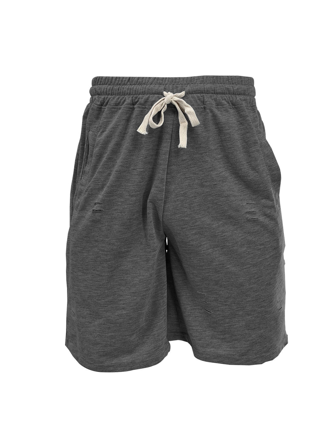 Herren nan lässige Sweatshorts mit elastischem Tunnelzugbund Eingrifftaschen und Used-Optik Echo Archiv