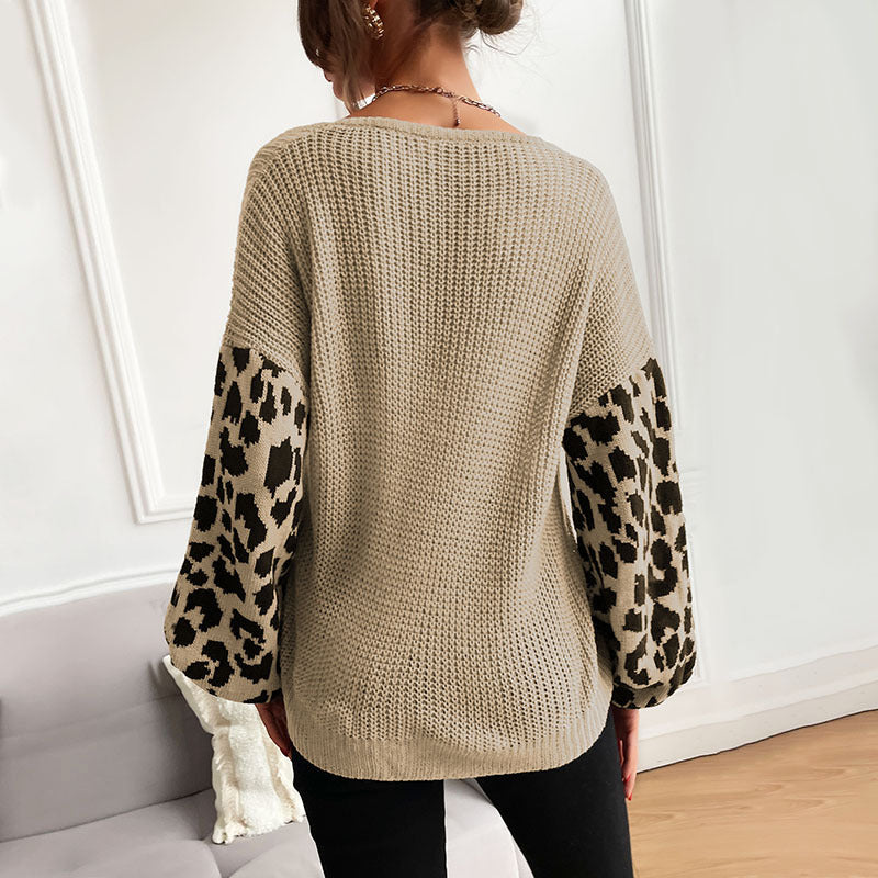 Damen Stylish Rippstrickpullover mit Karomuster Echo Archiv