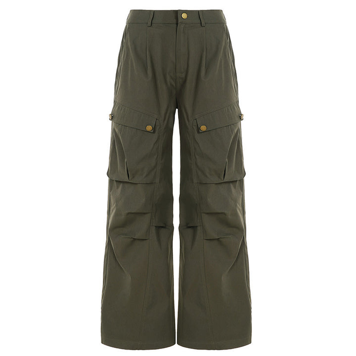 Damen Cargo-Hosen mit weitem Schnitt und mehreren Taschen Echo Archiv