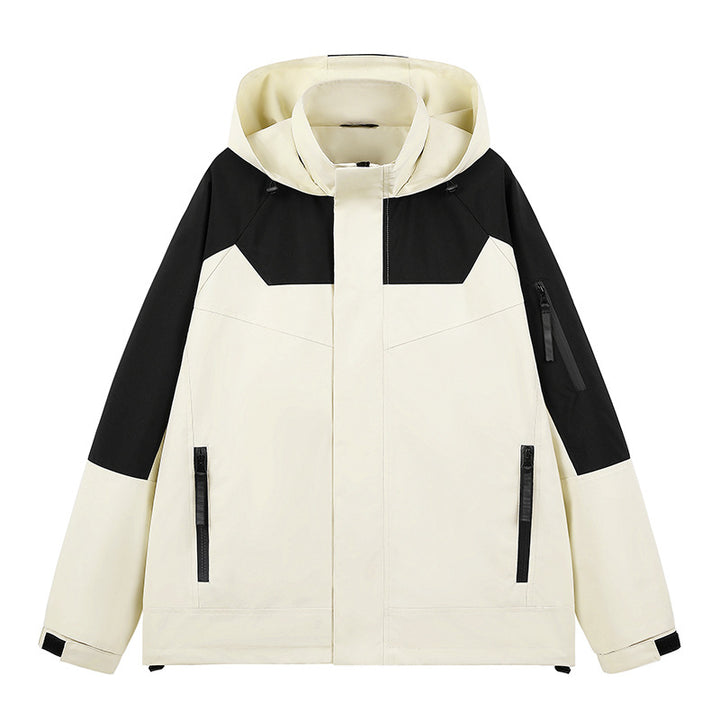 Herren Wasserabweisende technische Urban-Hoodiejacke mit ergonomischer Kapuze, verdecktem Reißverschluss und nahtverdeckten Utility‑Taschen Echo Archiv
