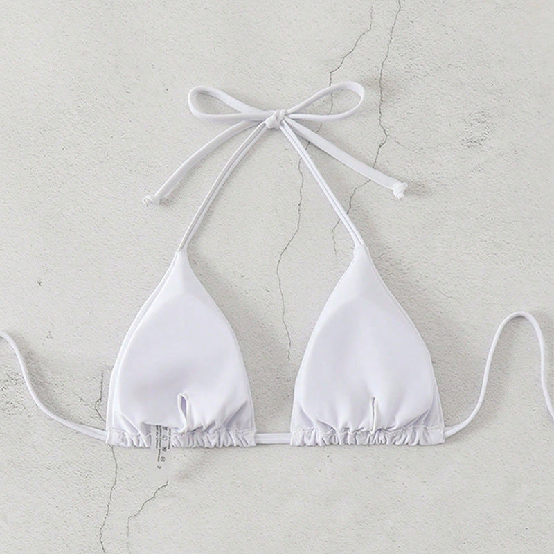 Damen Triangel-Bikini mit tierischem Muster und verstellbaren Bindebändern Echo Archiv