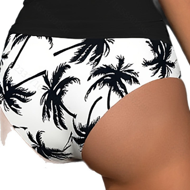 Damen Bandeau Tankini mit modischem Rüschendesign Echo Archiv