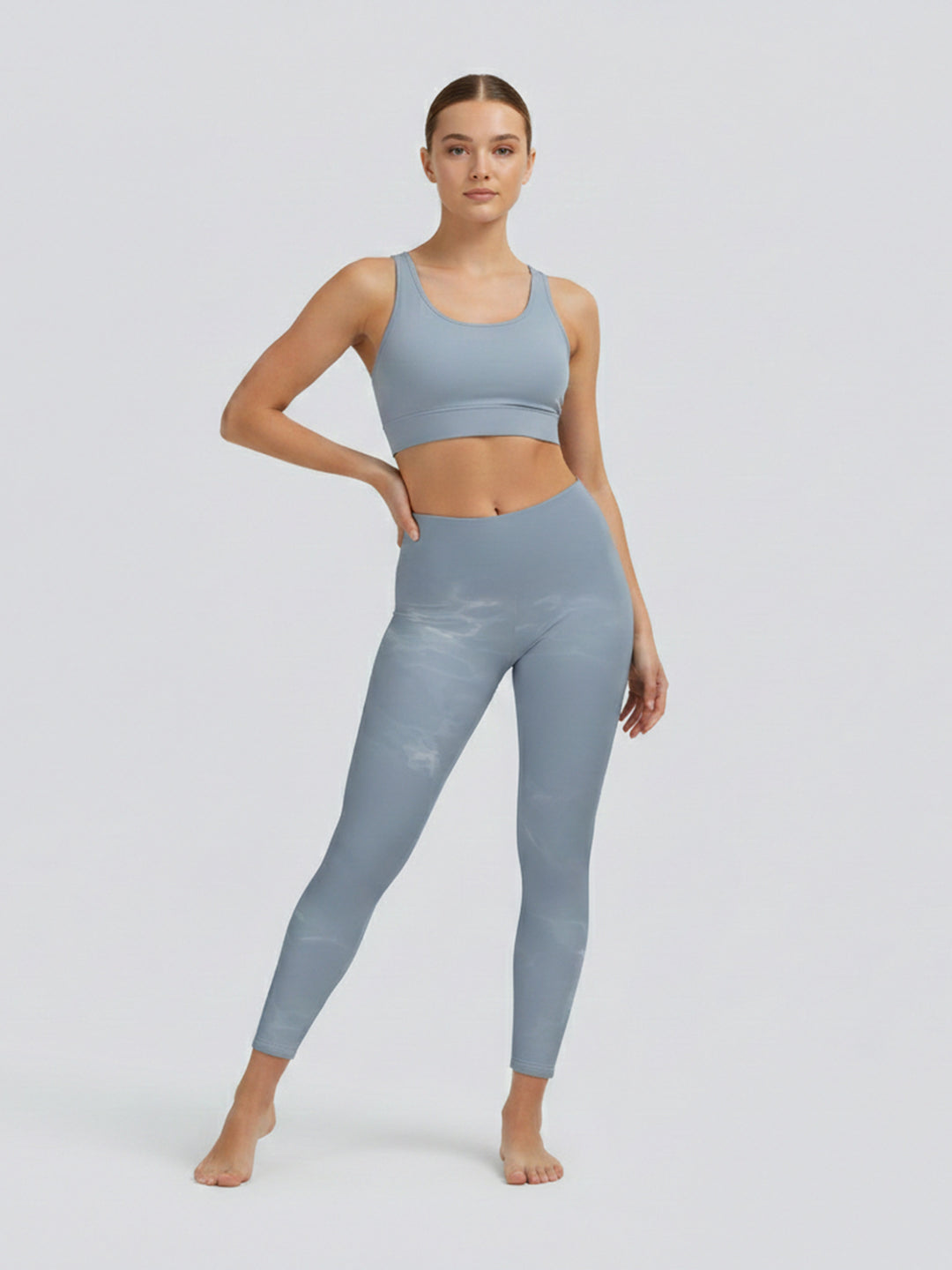 Damen Sportlegging mit stilvollem grafischen Design Echo Archiv