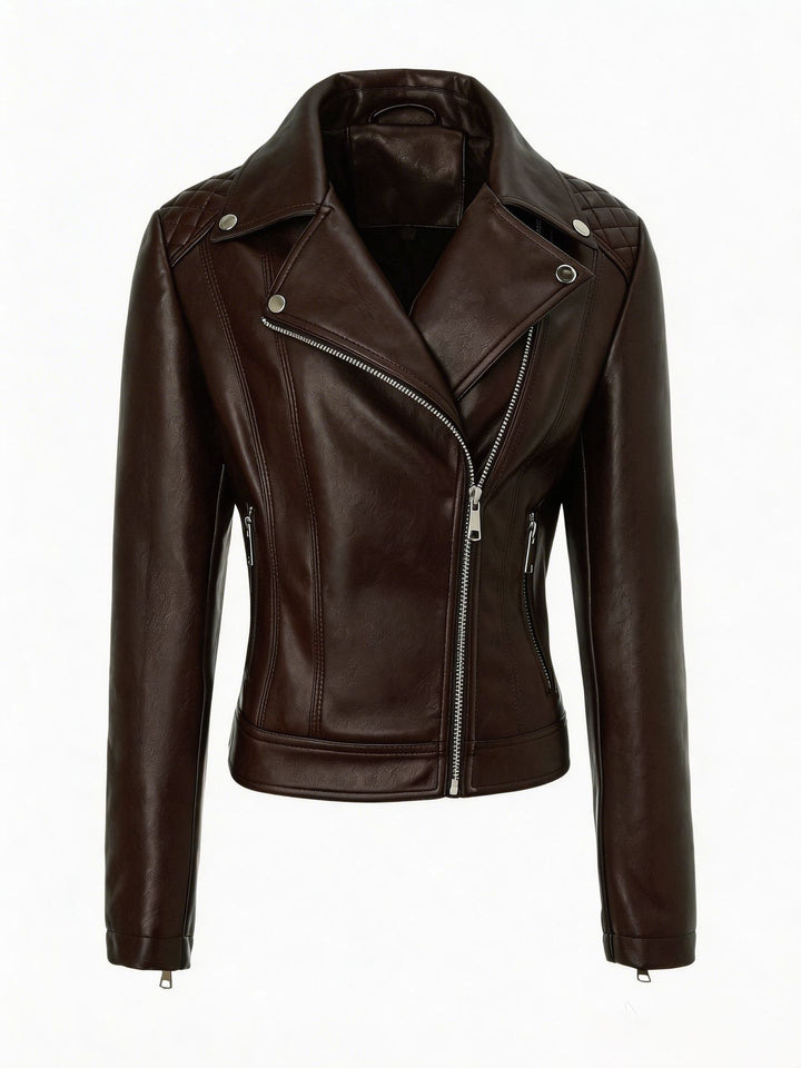 Damen Edle Bikerjacke mit Steppdesign Echo Archiv