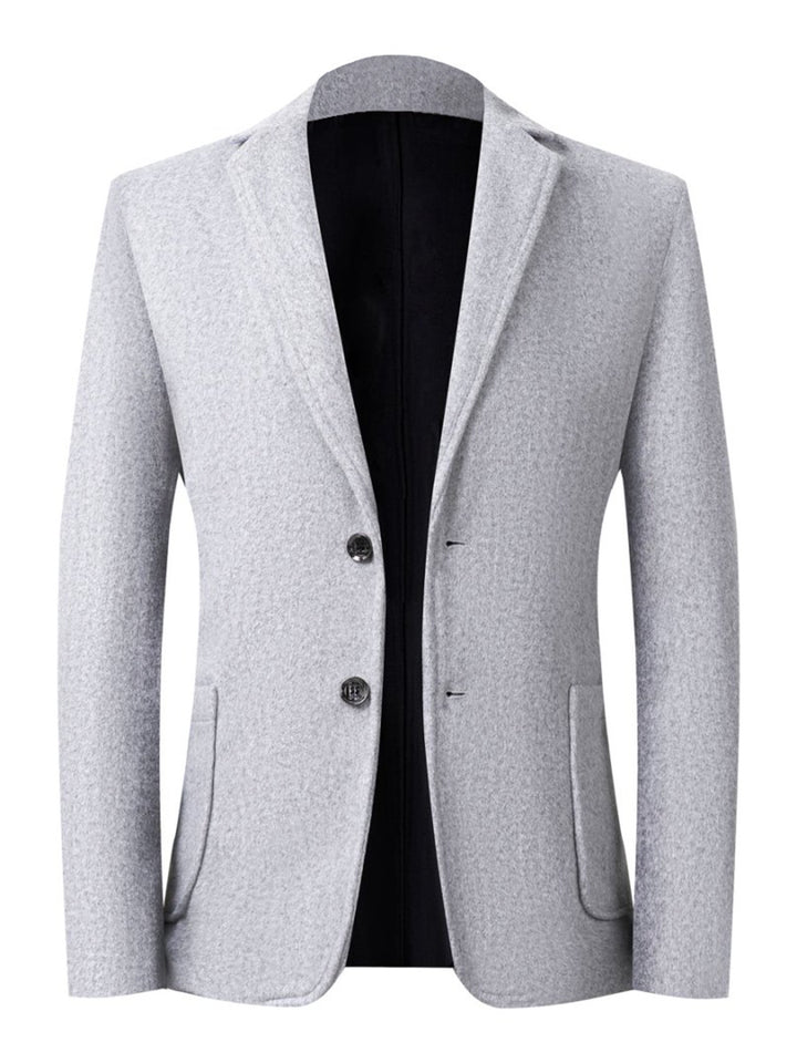 Herren eleganter, strukturierter Anzugblazer Echoarchiv