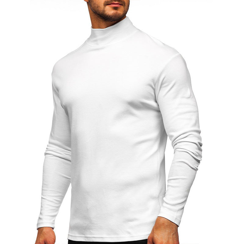 Herren langärmliges Funktionsshirt mit hohem Kragen Echoarchiv