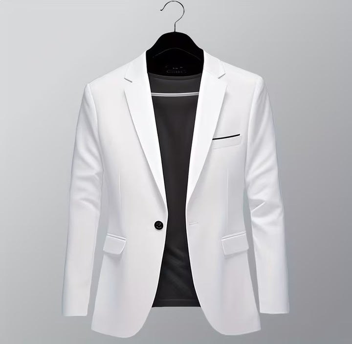 Herren nan taillierter Business-Sakko mit Stretchkomfort und modernem Revers Echo Archiv