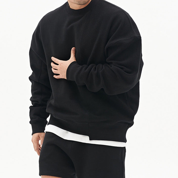 Herren Lässiger Oversized Sweatshirt Echoarchiv