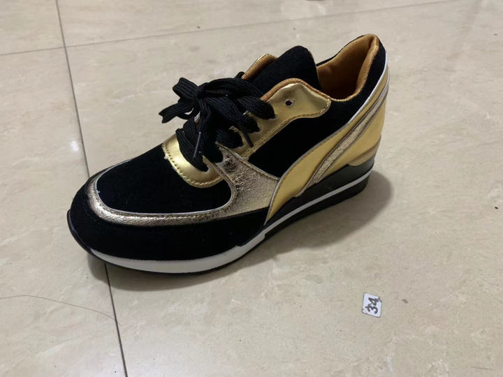 Damen nan Keil-Sneaker mit innenliegender Keilsohle und Materialmix Echo Archiv