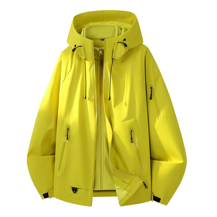 Herren Funktionsjacke mit verstellbarem Kapuzenverschluss Echo Archiv