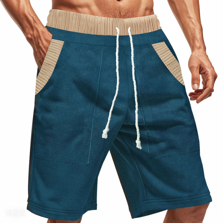 Herren lässige Shorts mit elastischem Bund und praktischen Seitentaschen Echoarchiv