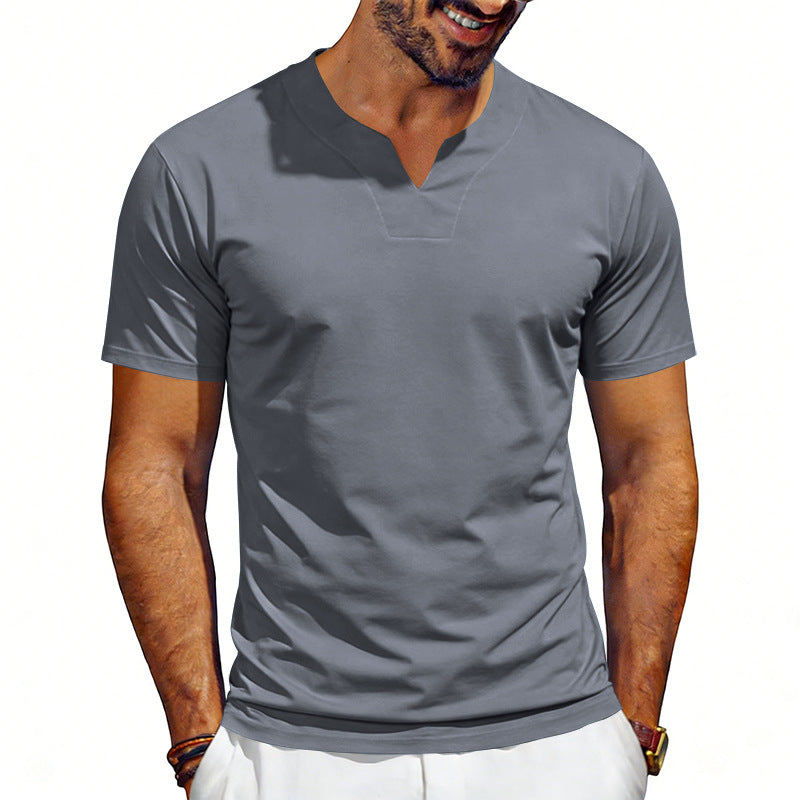Herren nan V-Ausschnitt-Sportshirt mit ergonomischen Formnähten und elastischem Jersey Echo Archiv