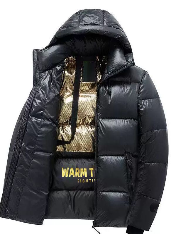 Herren Wattierte Thermo Kapuzen‑Steppjacke mit reflektierender Isolierinnenlage Echo Archiv