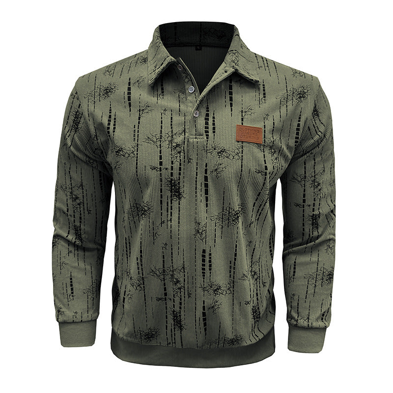 Herren sportlicher Pullover mit modischem Stehkragen Echoarchiv
