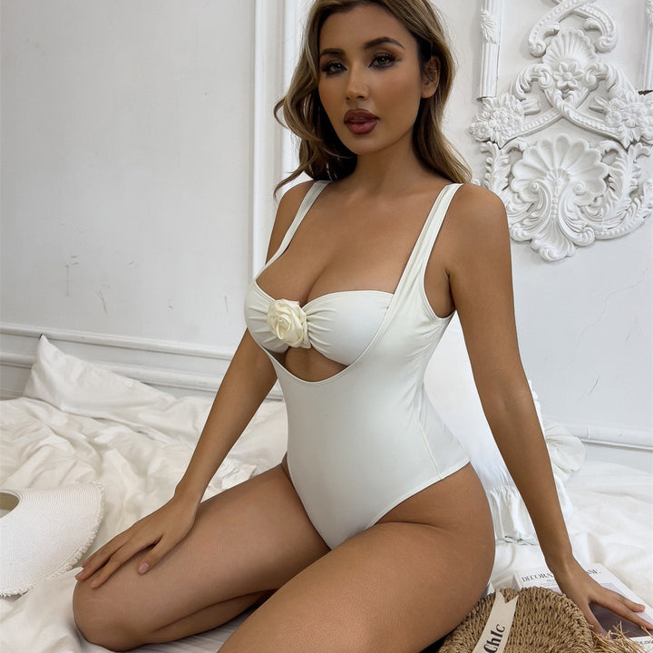 Damen Eleganter Einteiler mit floralem Detail Echo Archiv