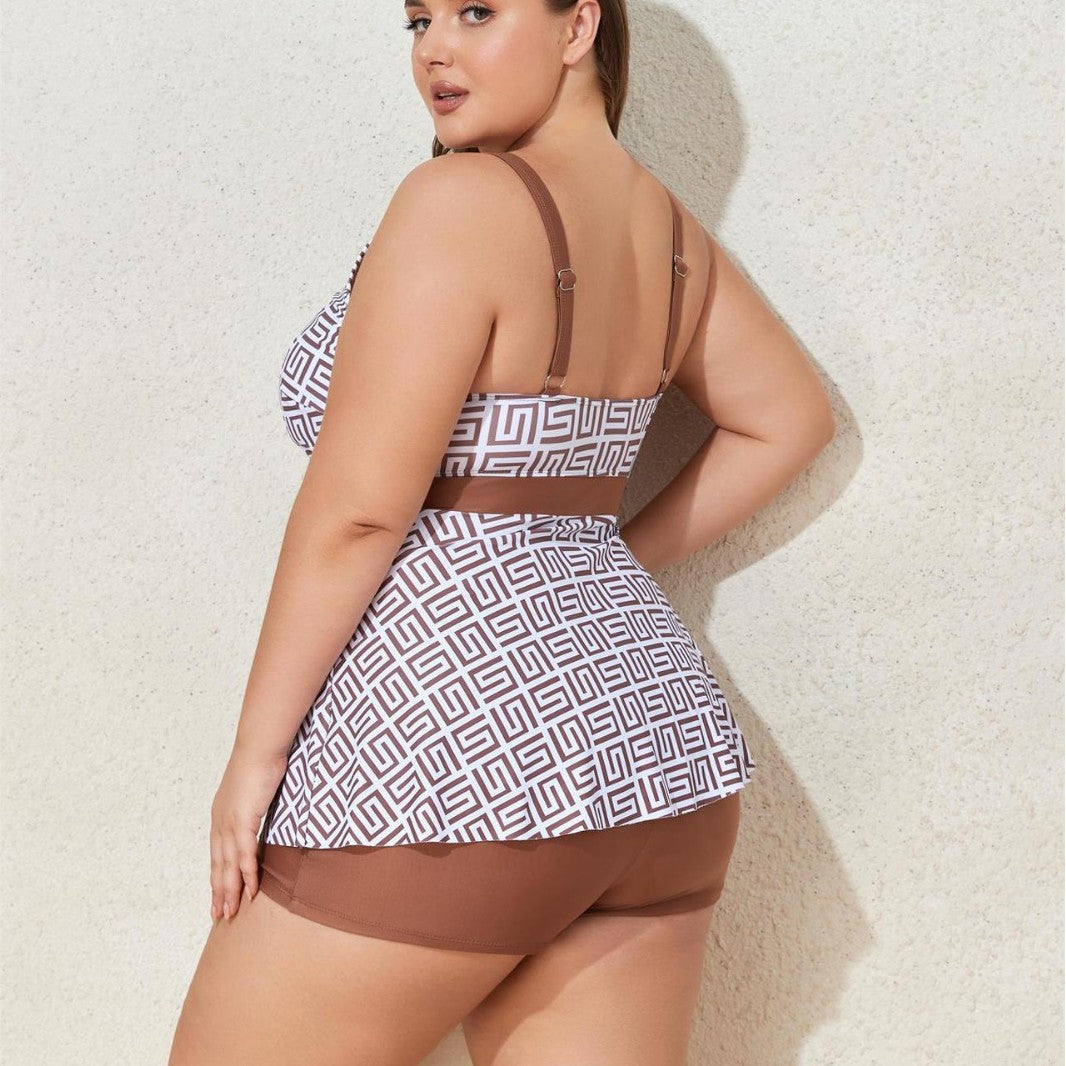 Damen Baderock ergänzender Tankini Echo Archiv