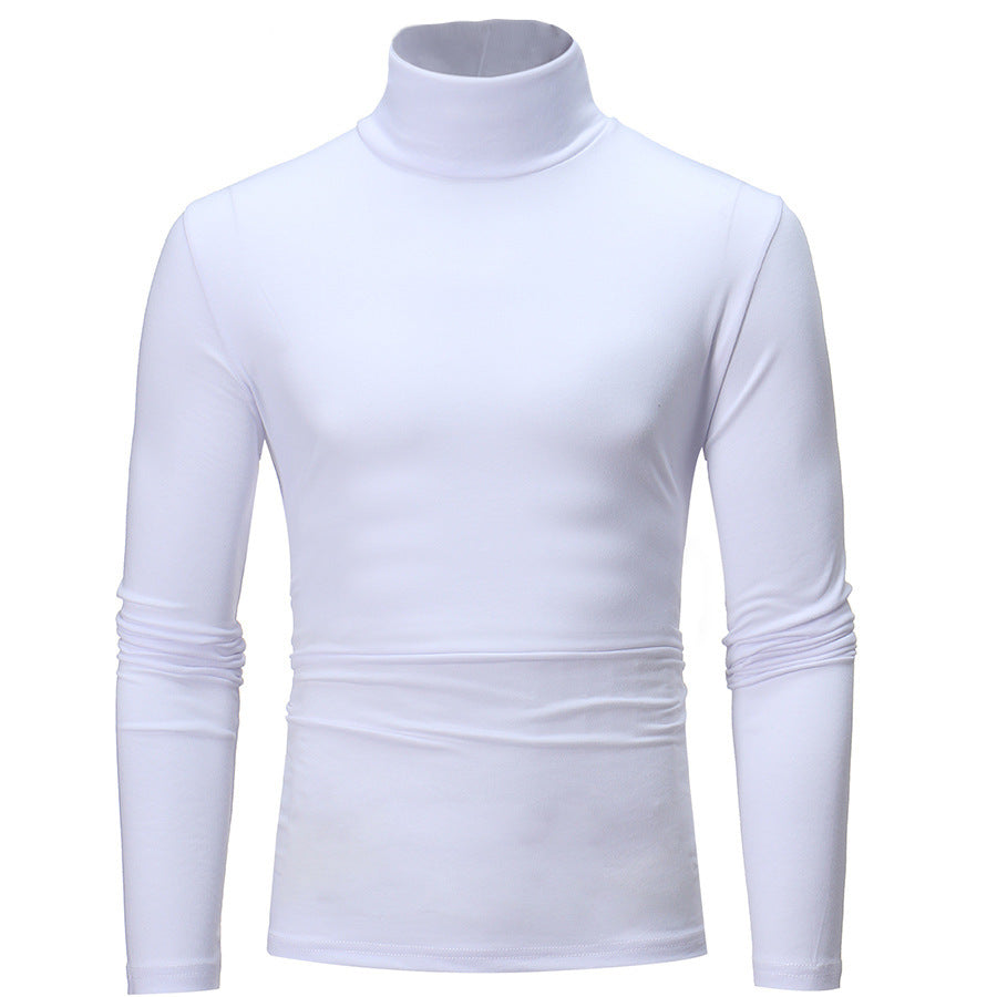 Herren eleganter Rollkragenpullover aus bequemen Stretchmaterial Echoarchiv