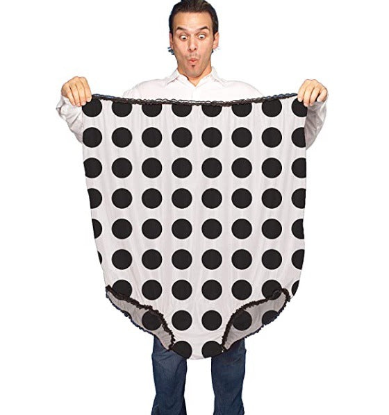 Unisex übergroßer Satin-Spaßslip mit elastischem Bund – Valdoro