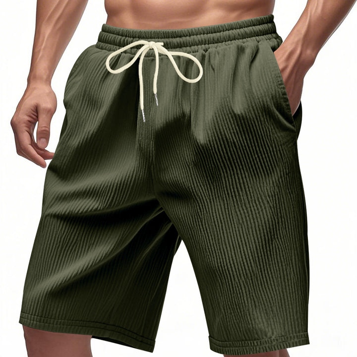 Herren lässige Shorts mit elastischem Bund und praktischen Seitentaschen Echoarchiv