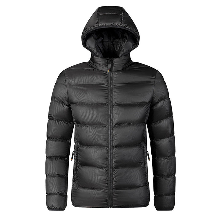 Herren Wasserdichte Steppjacke mit Kapuze Echo Archiv