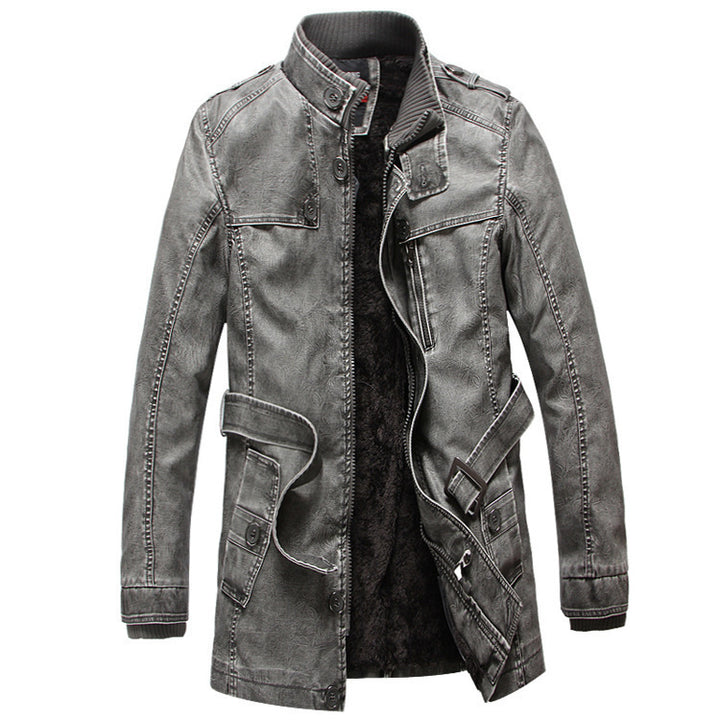 Herren Modische Denimjacke mit Fleecefutter Echo Archiv