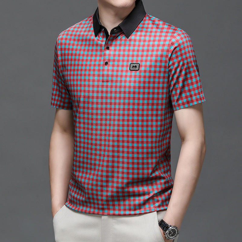 Herren Karomuster Poloshirt Echoarchiv