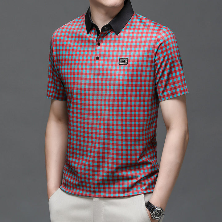 Herren Karomuster Poloshirt Echoarchiv
