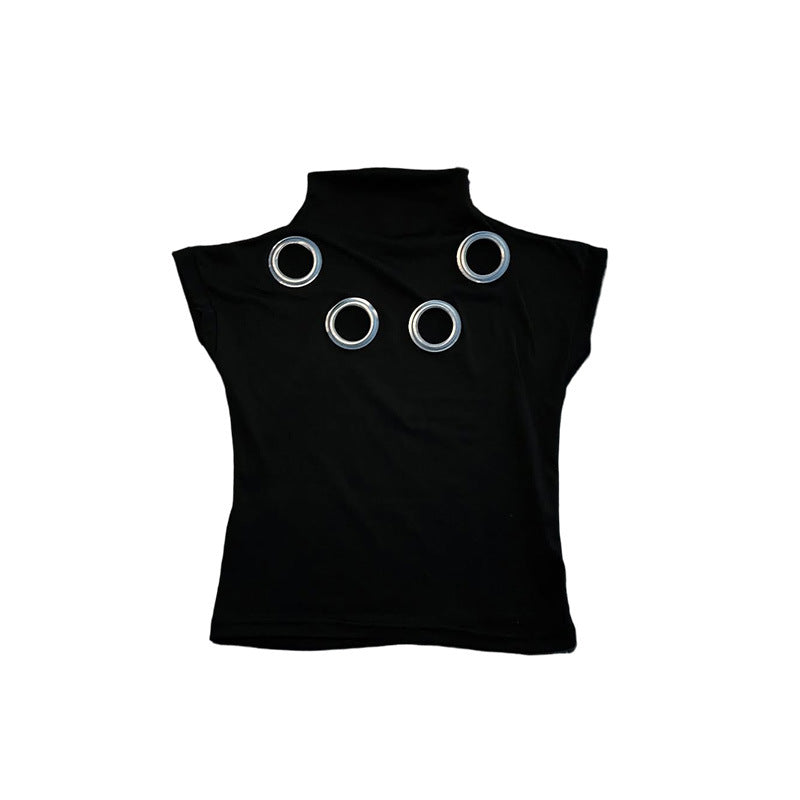 Damen T-Shirt mit einzigartigen Ösen Echo Archiv