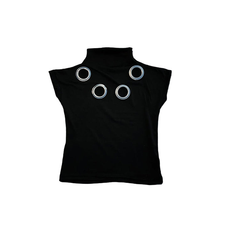 Damen T-Shirt mit einzigartigen Ösen Echo Archiv