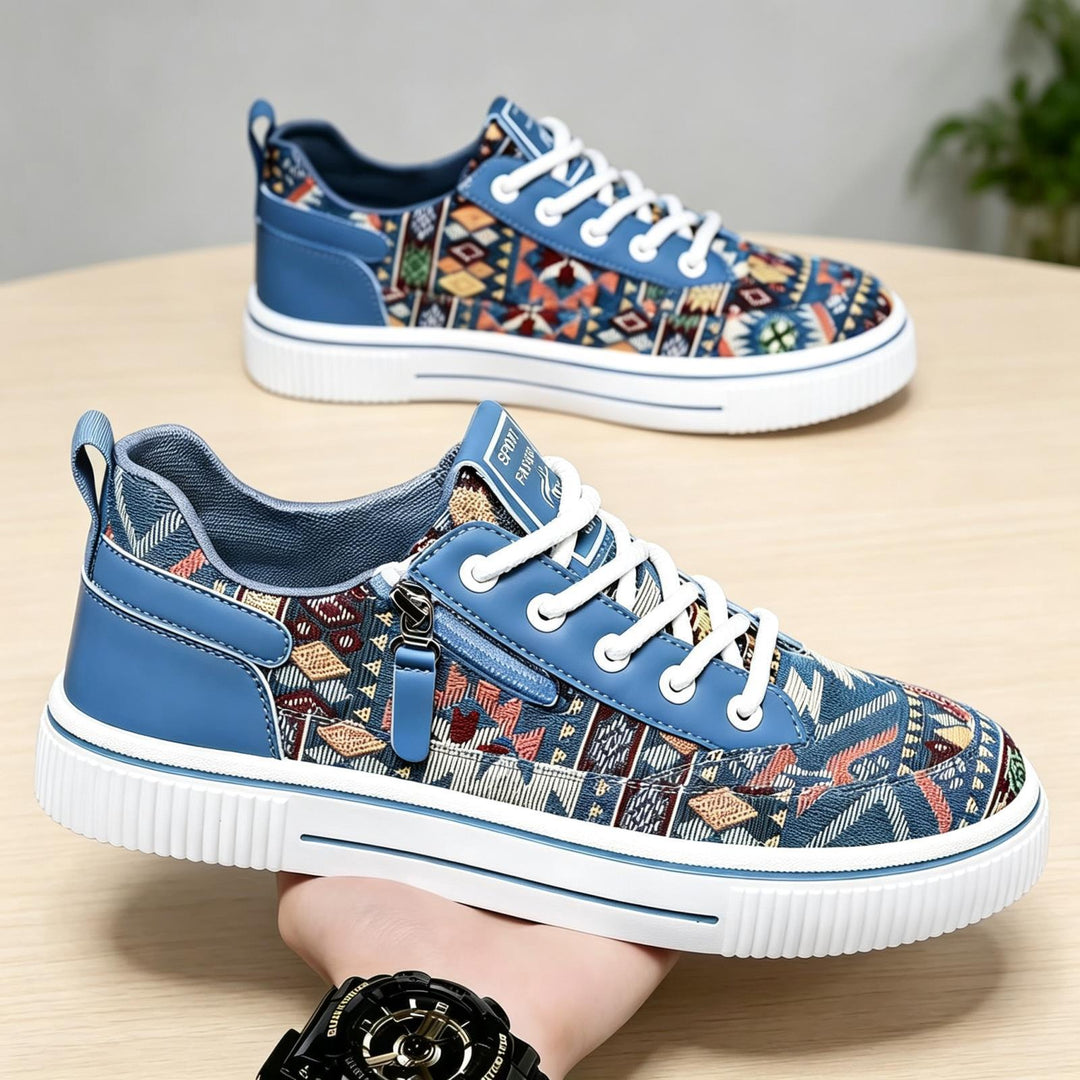 Unisex Freizeit-Sneaker mit modischem Ethno-Muster Echoarchiv