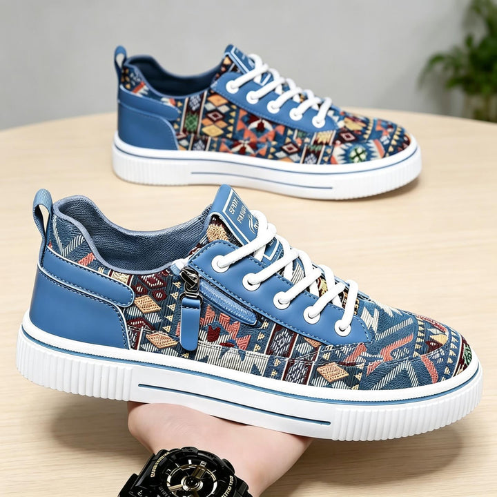 Unisex Freizeit-Sneaker mit modischem Ethno-Muster Echoarchiv