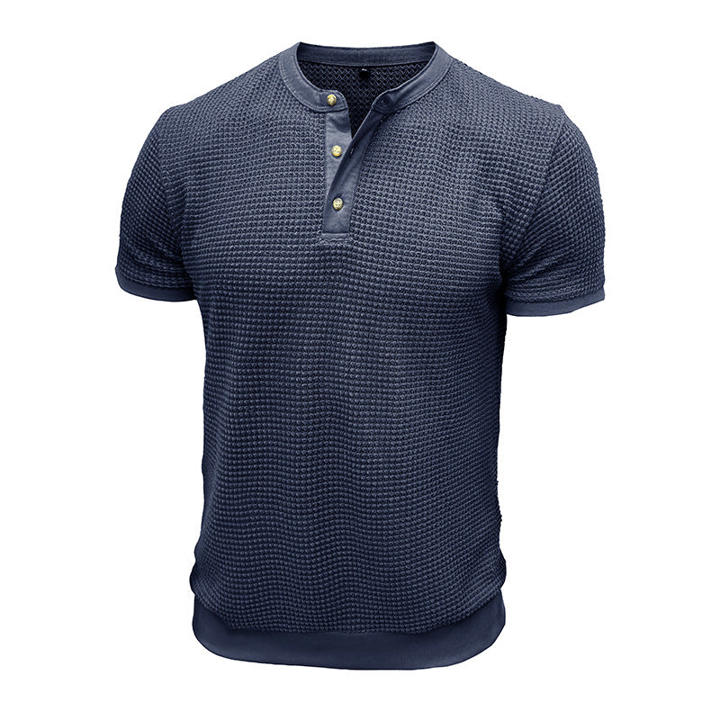 Herren Kurzarm-Shirt mit Knopfleiste Echoarchiv