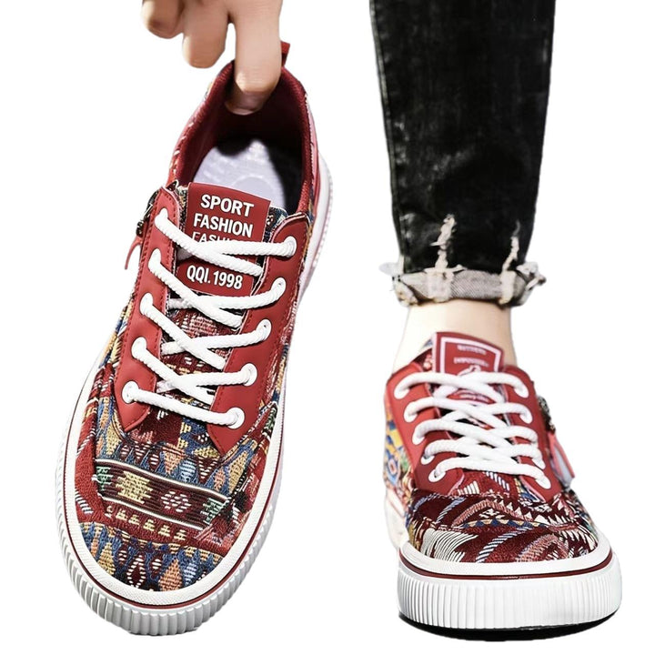 Unisex Freizeit-Sneaker mit modischem Ethno-Muster Echoarchiv